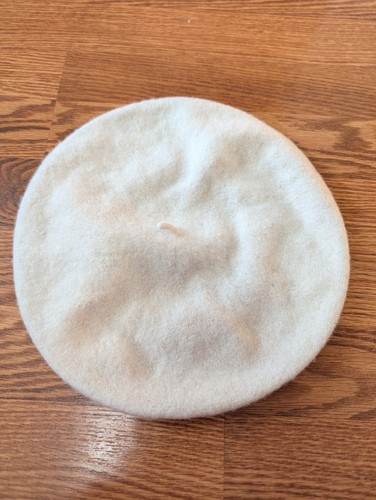 Wool basque beret hat - wool,