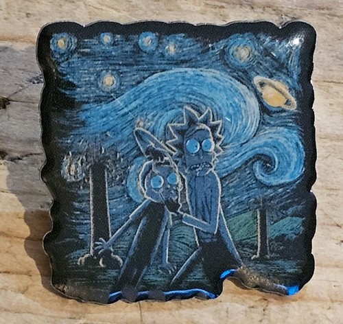 Rick and morty starry night - and,