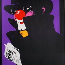 Waldemar Świerzy CYRK Poster Circus Poland Pop Art Clown Signed Print 1979