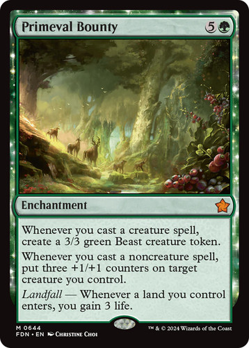 Primeval bounty mtg - primeval,