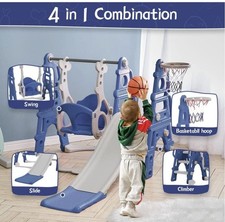 Toddler Garden Swing & Slide