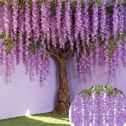 Purple pcs wisteria - pcs, 3d