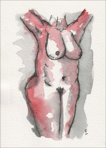 Original fine art female - original,