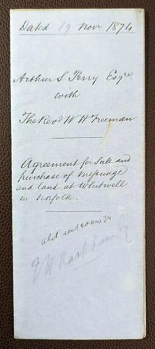 1874 indenture perry freeman - perry, &