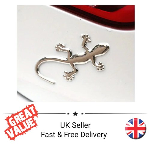 Gecko shape lizard - shape, chrome