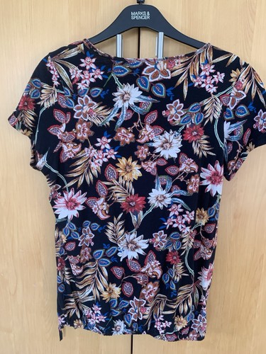 George black flowered cotton - black,
