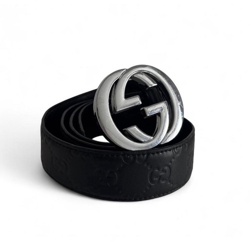 Gucci men leather belt - men's,