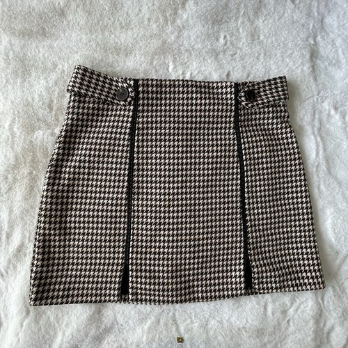Topshop houndstooth wool blend - topshop,