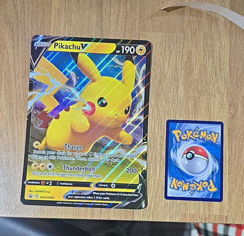 Pokémon tcg jumbo pikachu v - tcg,