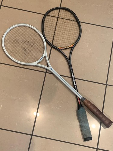 Two vintage squash - rackets,