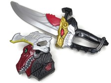 Power Rangers Dino Fury Morpher and Sword Saber Toy Used Hasbro 2021 MISSING KEY