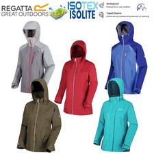 Waterproof Jacket Rain Coat Womens Camping Hiking Regatta Hooded Light Sport Top