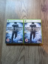 2x Xbox 360 Call Of Duty World
