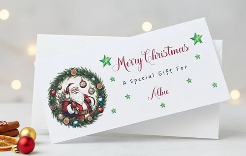 Christmas money wallet with - wallet,