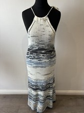 ZARA Grey Blue Knit Halter