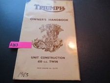 Triumph 1963 Trophy TR6  NOS