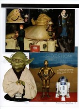 Sideshow Star Wars Life Size C-3PO & R2D2 Replica Figures - 2006 Toys Print Ad