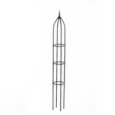 Garden 1.6m Metal Obelisk Climbing Plant Support Frame Trellis