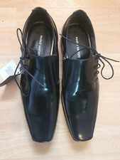 NEW Mens Paolo Sartori Italian Leather Black Shoes  RRP £90 Size 6