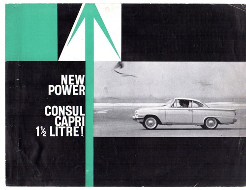 Ford consul capri 1500 - 1500, 1962-63