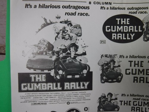 The gumball rally movie - rally, mini