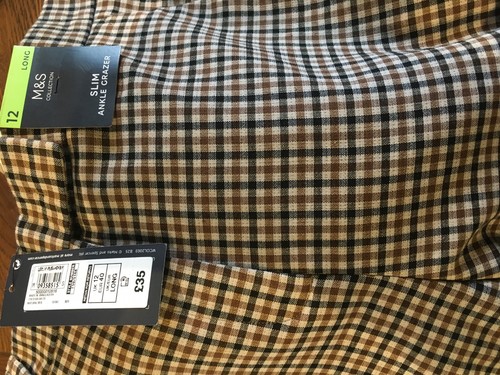 Ankle grazer trouser size - ankle,