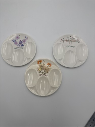 Vintage melamine spoon plate - vintage,