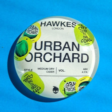 HAWKES cider pump badge front URBAN ORCHARD fish eye style London