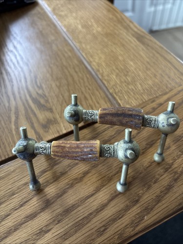Pair vintage knife rests - of,