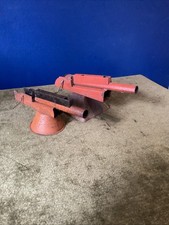 2 Antique Tin Plate Toy Cannons Working But Rusty 