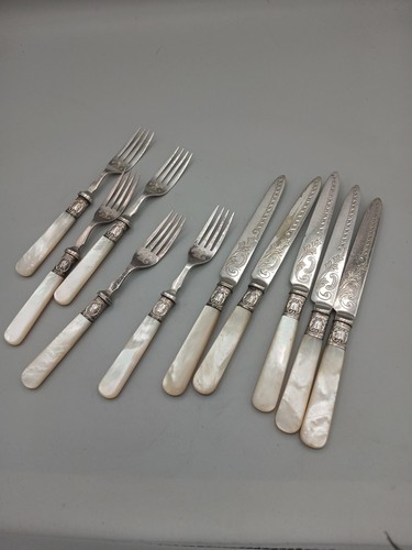 Antique knives forks - antique,