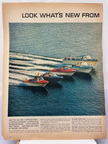 Chrysler boats vintage - chrysler, print