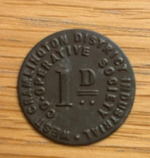 West Cramlington CO OP TOKEN 1D coop Cooperative Collectable