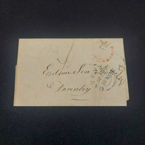 1850 stampless letter long - stampless,