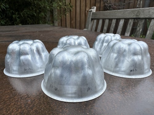 Vintage aluminium jelly - jelly, moulds