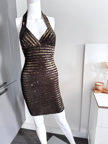 Pink soda black - black, sequin