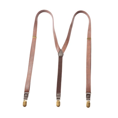 Leather suspenders retro - suspenders,