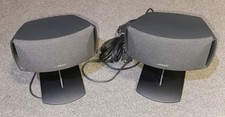 BOSE 321 Home Cinema Series I II III Grey Cinemate GS Speakers Pair  + Cables 