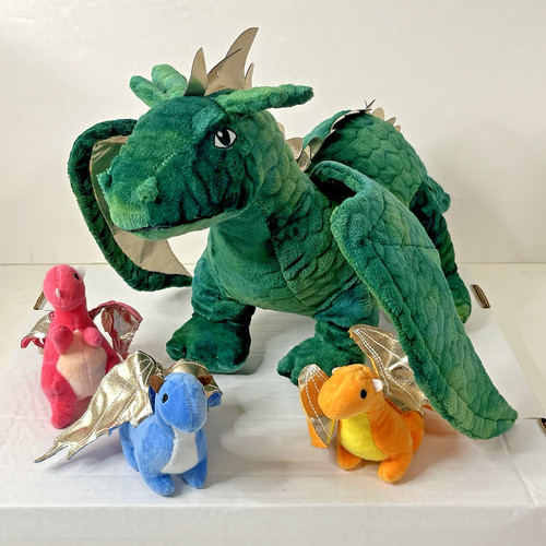 Dragon mom and babies - dragon,