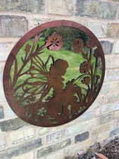 50cm Wall Art Mirror Bronze