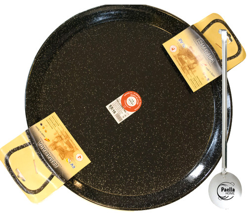 60cm enamelled paella pan home - 60cm,