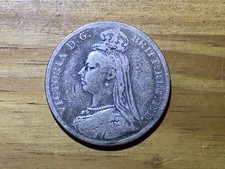 1889 Victorian Crown Silver