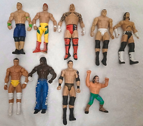 Wwe mixed lot wrestling - 9x,