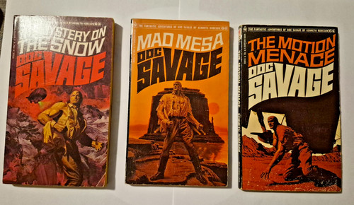 Lot doc savage - 6, vintage
