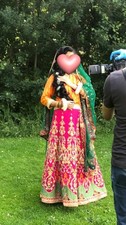 Mehndi Lehenga Outfit 