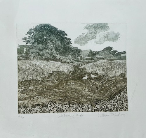 Original etching gillian - original, etching;