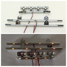 Front Dome Light Bar for 1/14 TAMIYA RC  Truck Tractor Scania 770s DIY Parts
