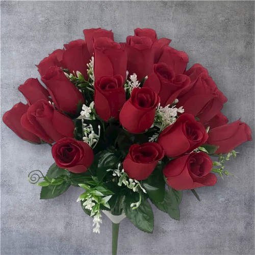 Rose bud bunch artificial - bud,
