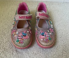 BEAUTIFUL LELLI KELLY UNICORN LEATHER SHOES GLITTER BEADS & SEQUIN SIZE 10 OR 28