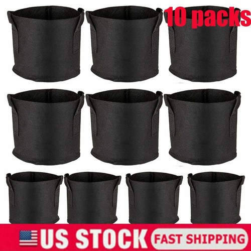 10x grow bags plant fabric - grow, pot